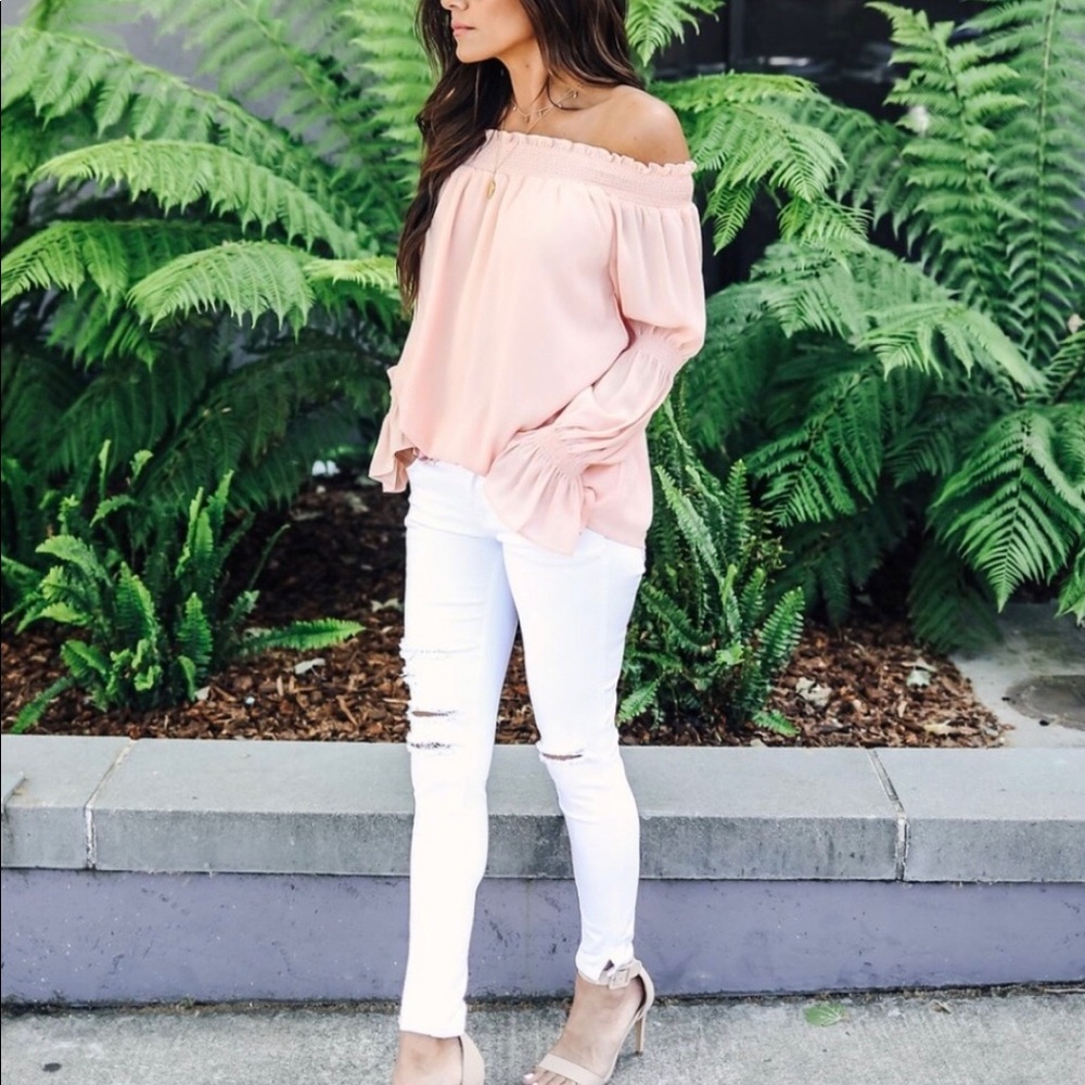 Rapunzel off the shoulder blouse